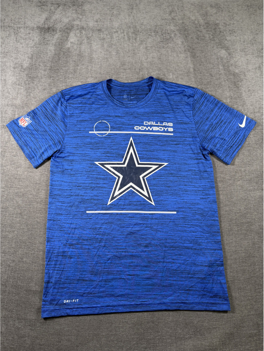 Nike Dallas Cowboys Blue Dri-Fit NFL T-Shirt, Size Medium